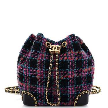 Chanel Chained Drawstring CC Bucket Backpack Quilt