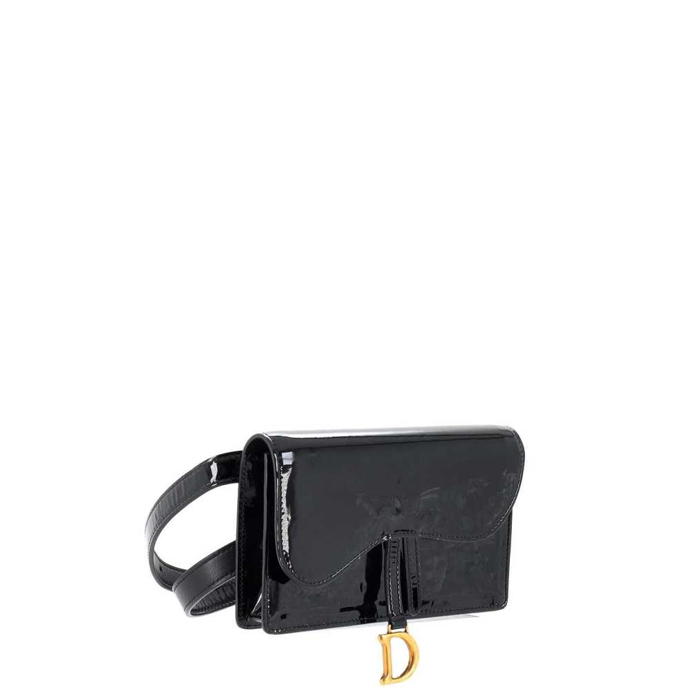 Dior Saddle Rectangular Belt Bag Patent None - image 2