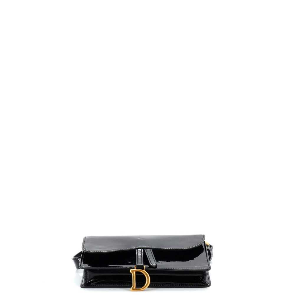 Dior Saddle Rectangular Belt Bag Patent None - image 4