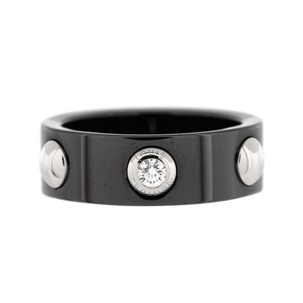 Louis Vuitton Petite Berg Crew Ring Ceramic with … - image 1