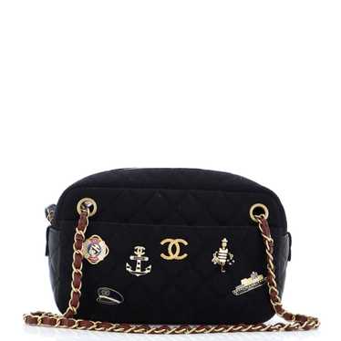 Chanel Paris-Hamburg Charms Camera Bag Quilted Wo… - image 1