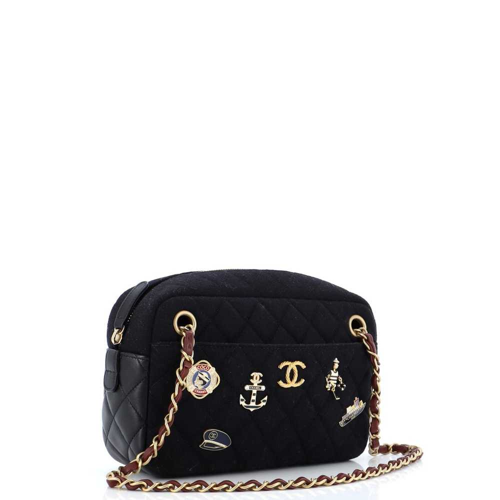 Chanel Paris-Hamburg Charms Camera Bag Quilted Wo… - image 2