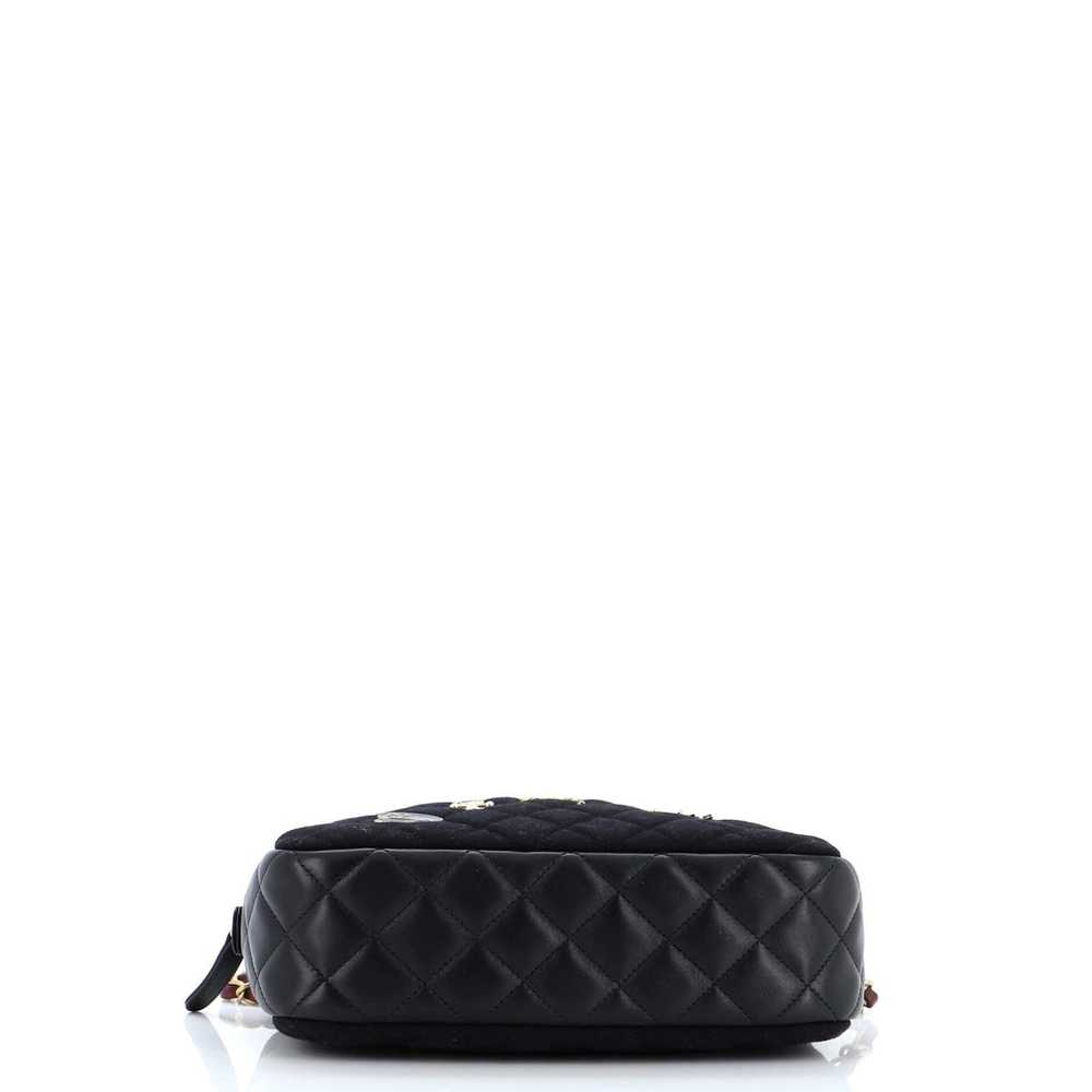 Chanel Paris-Hamburg Charms Camera Bag Quilted Wo… - image 5