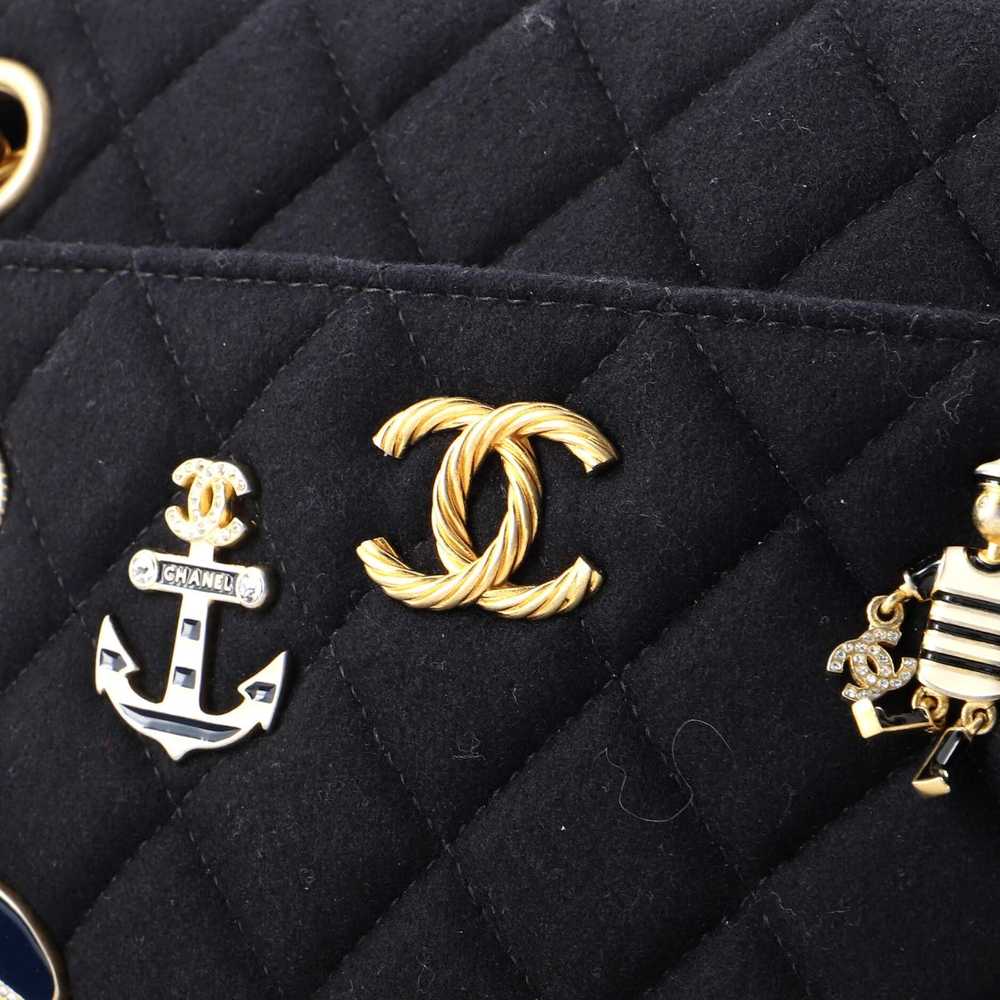 Chanel Paris-Hamburg Charms Camera Bag Quilted Wo… - image 7