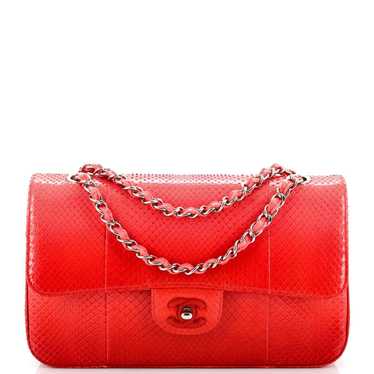 Chanel Classic Double Flap Bag Python Medium - image 1