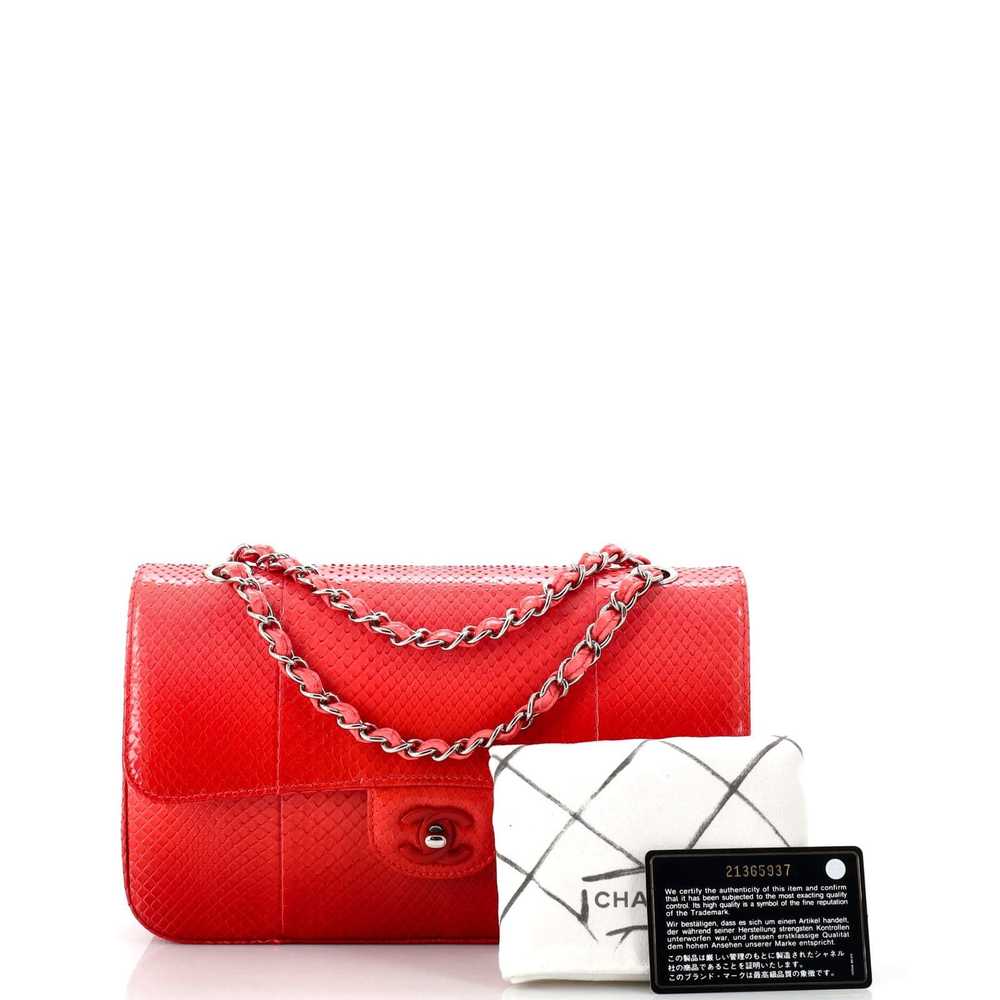Chanel Classic Double Flap Bag Python Medium - image 2