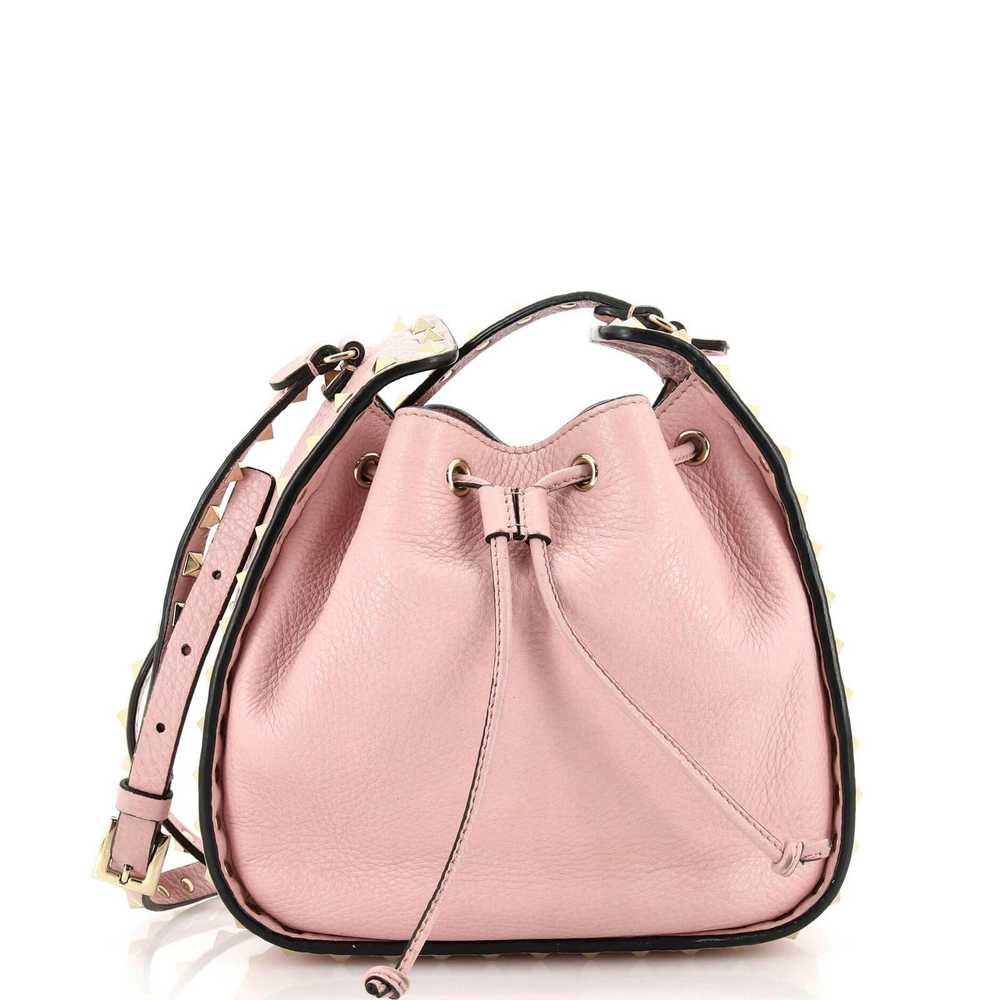 Valentino Garavani Rockstud Drawstring Bucket Bag… - image 1