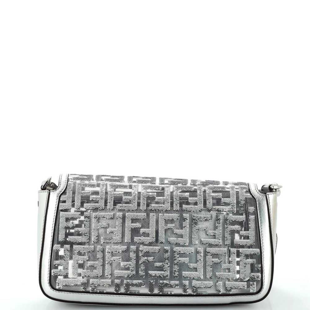 Fendi Baguette NM Bag Sequin Zucca Embroidered PU… - image 3