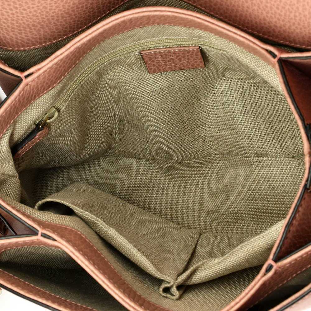 Gucci Interlocking Top Handle Bag (Outlet) Leathe… - image 5
