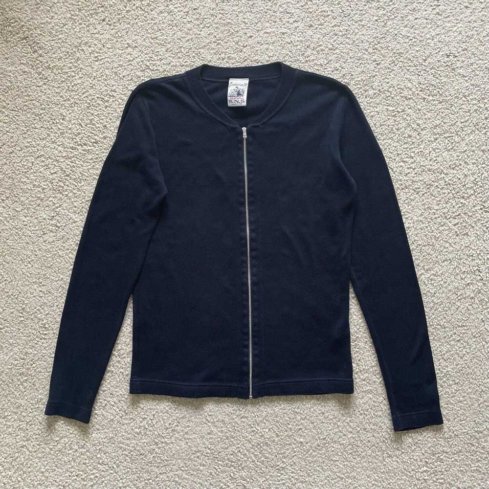 S.N.S. Herning Full Zip Mercerized Cotton Sweater… - image 1