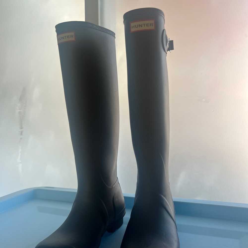 Hunter tall boots matte - image 1