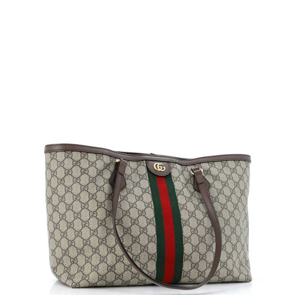 Gucci Ophidia Shopping Tote GG Coated Canvas Medi… - image 2