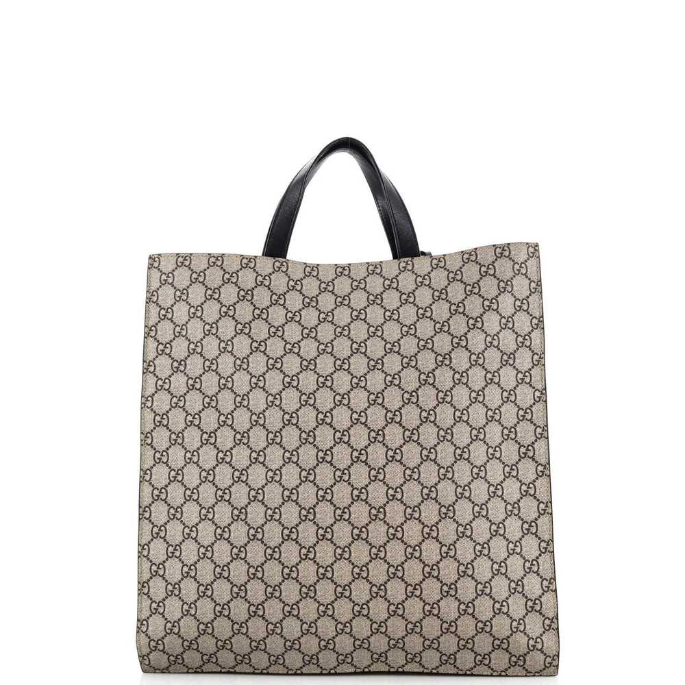 Gucci Convertible Soft Open Tote Printed GG Coate… - image 3