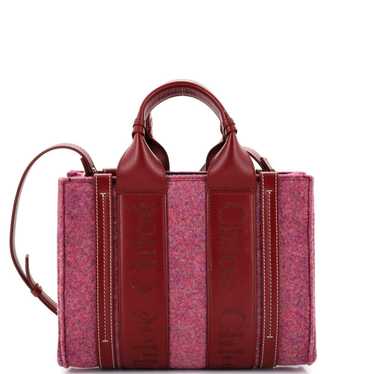 Chloe Woody Tote Recycled Felt with Leather and C… - image 1