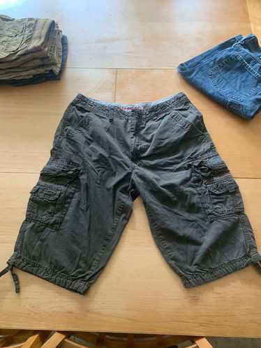 Unionbay Vintage Cargo Shorts Mens 34 Waist 6 Pock