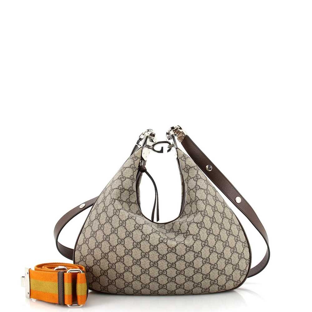 Gucci Attache Shoulder Bag GG Coated Canvas Large - image 2