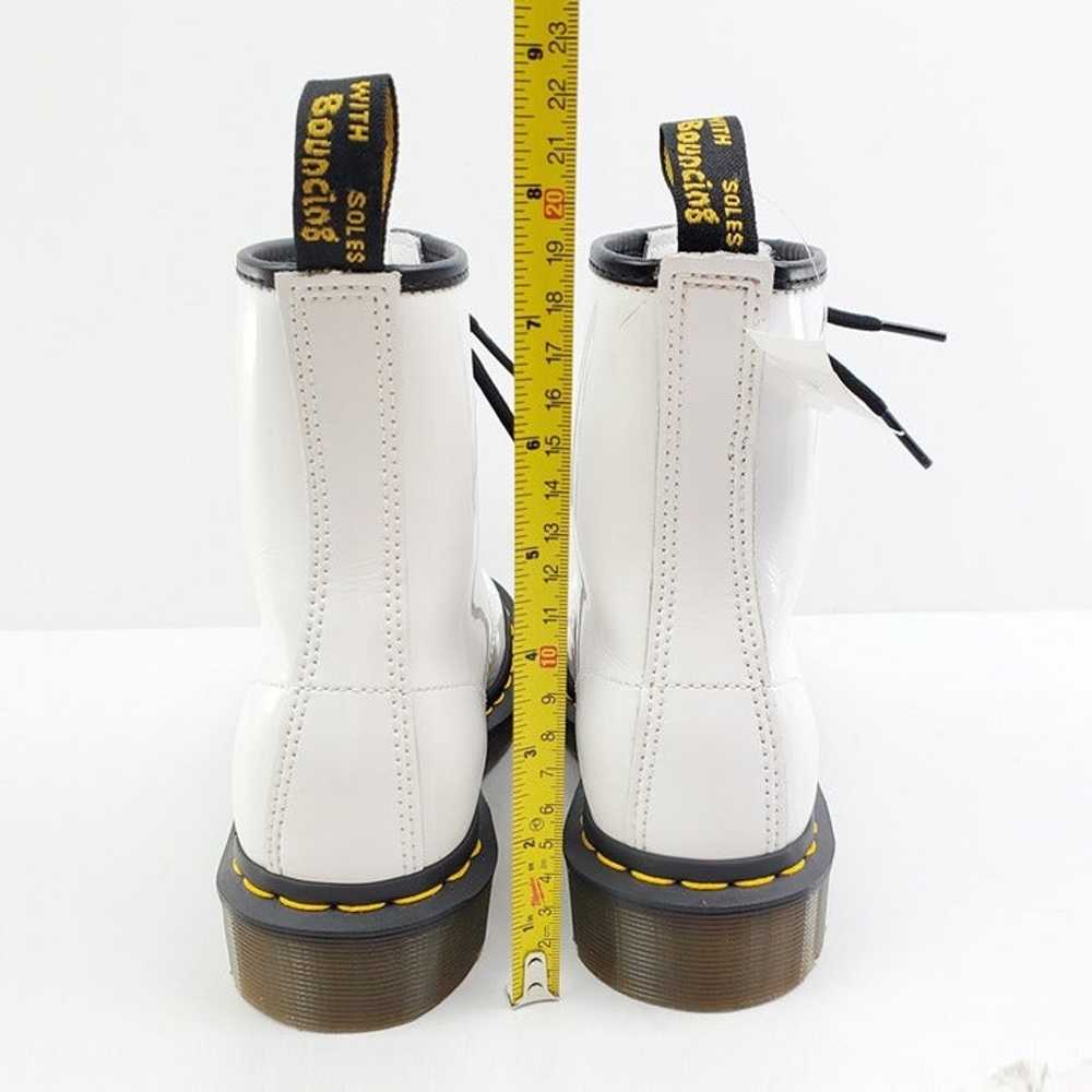 Dr. Doc Martens 1460 Lace Up Boots White Lamper P… - image 9