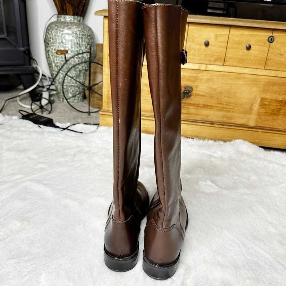 NWOB Italian Shoemakers Knee High Leather Riding … - image 5