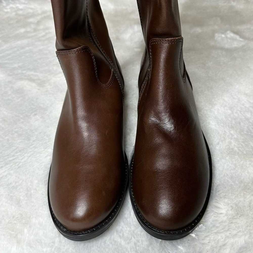 NWOB Italian Shoemakers Knee High Leather Riding … - image 6