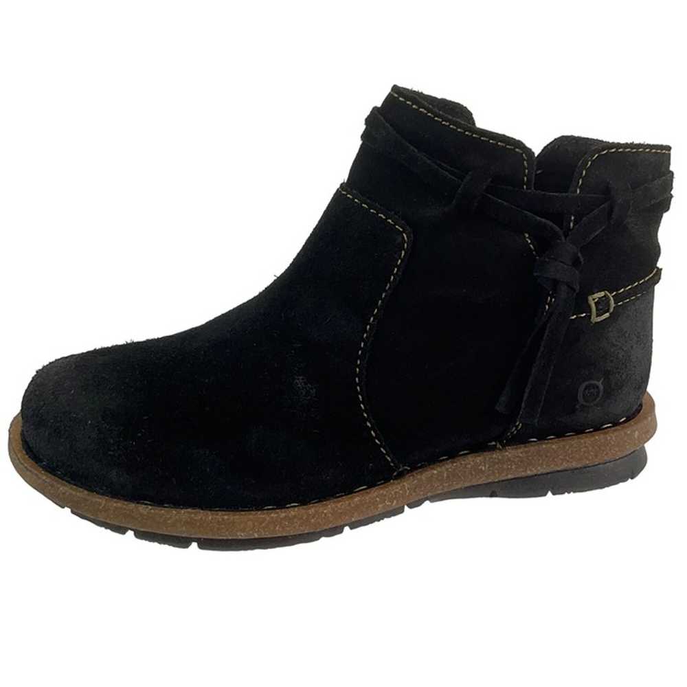 Born Boots Womens Size 6.5 Black Wynter Suede Dis… - image 3