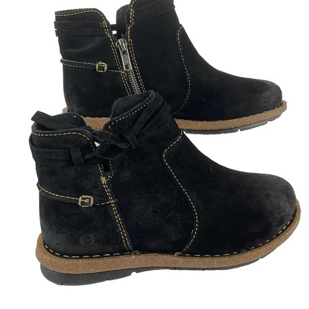 Born Boots Womens Size 6.5 Black Wynter Suede Dis… - image 5