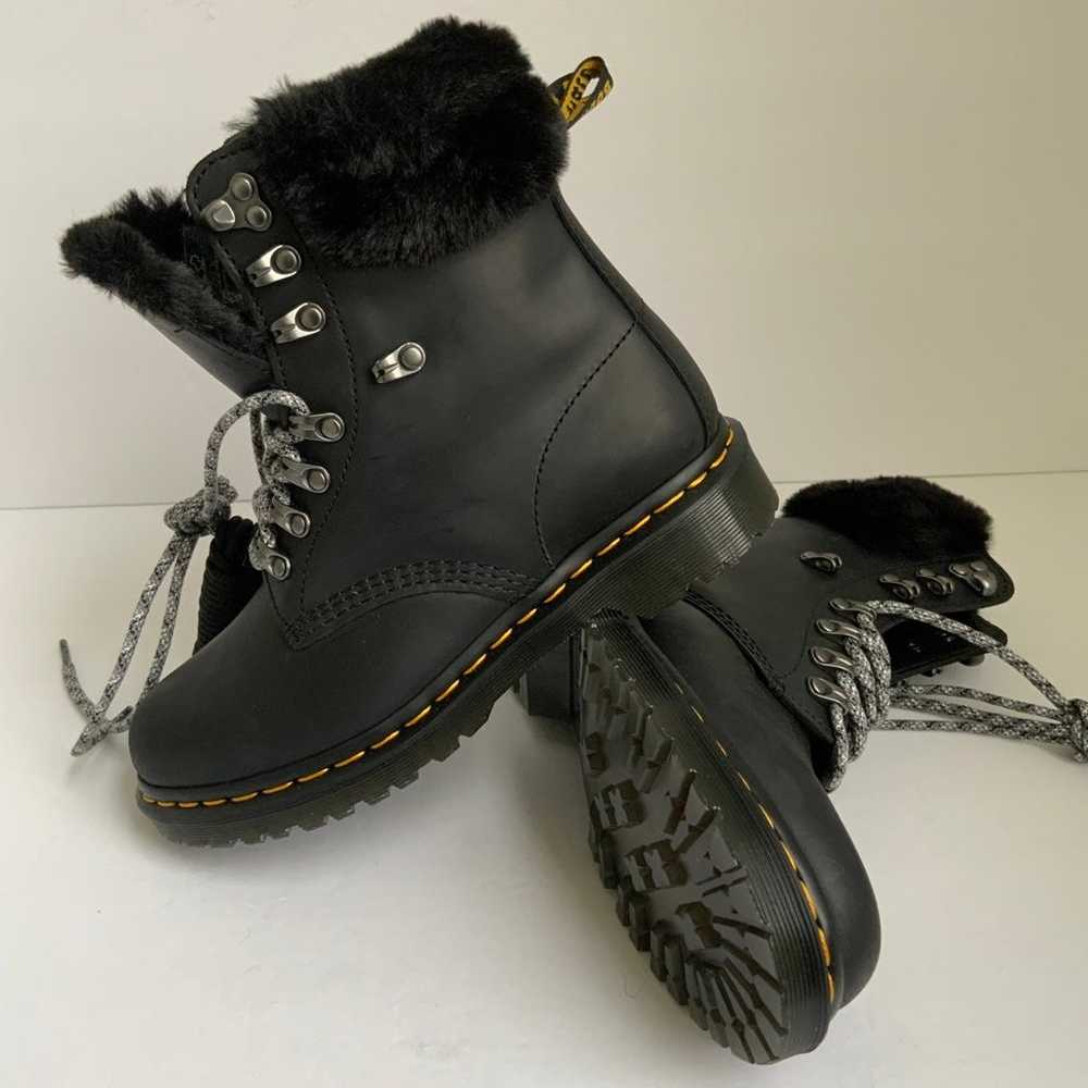 Dr. Martens 1460 Serena Collar Faux Fur Lined Lac… - image 2