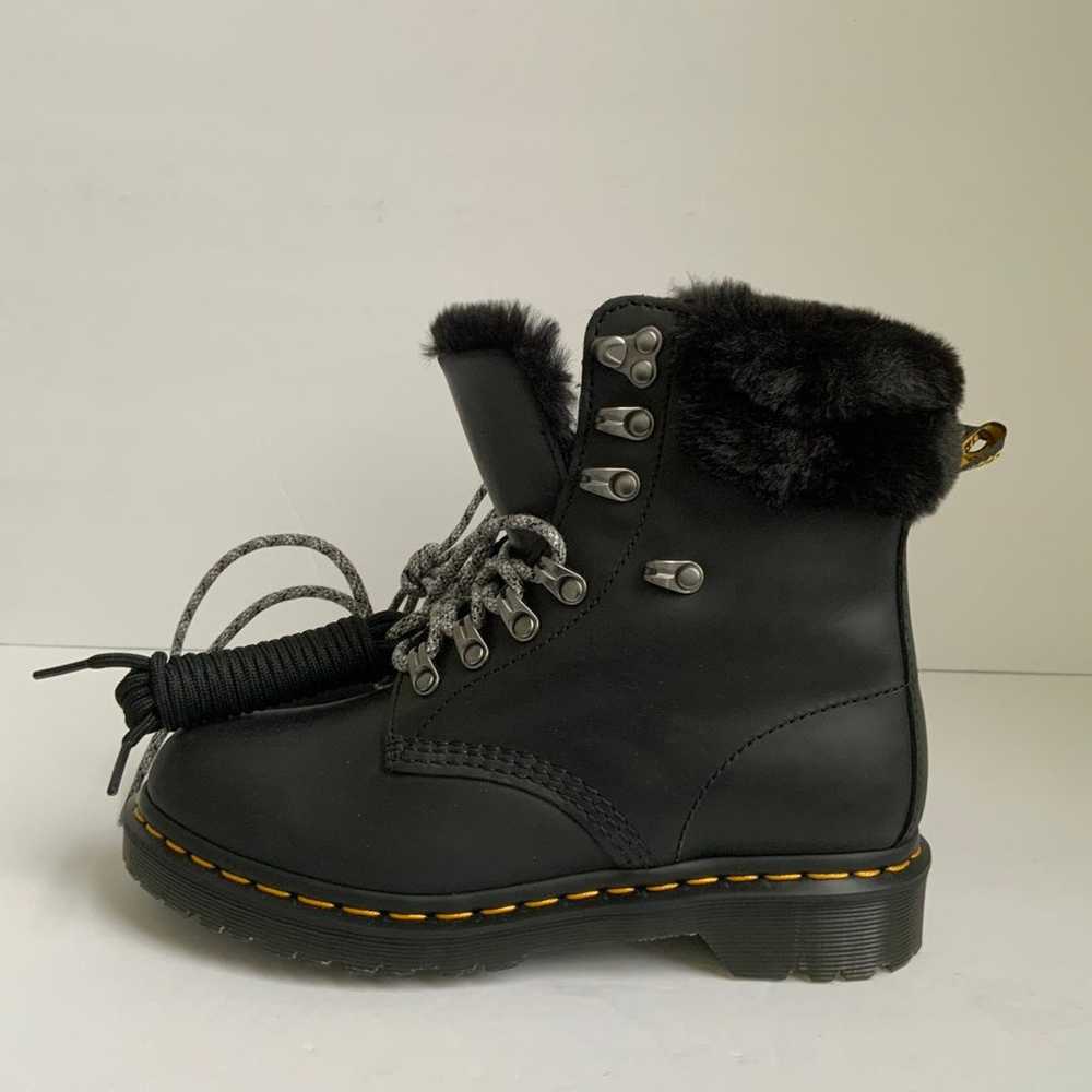 Dr. Martens 1460 Serena Collar Faux Fur Lined Lac… - image 4