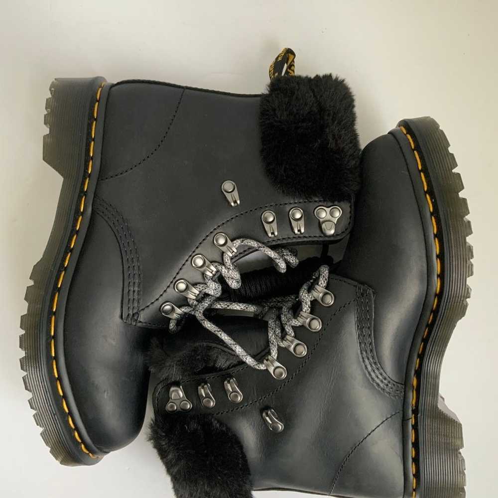 Dr. Martens 1460 Serena Collar Faux Fur Lined Lac… - image 6