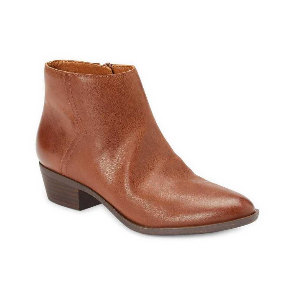 Lucky Brand Toffee Bhadie Leather Bootie Women’s … - image 1