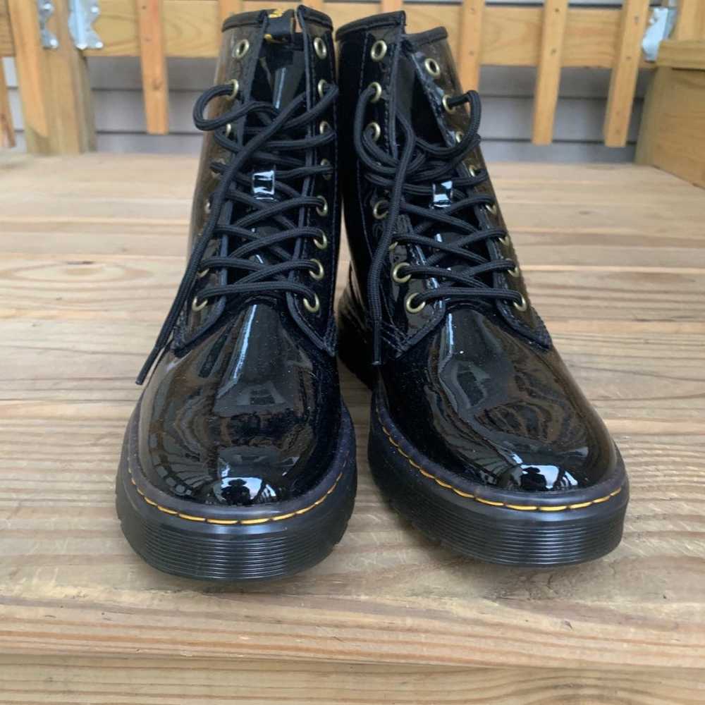 Dr Martens Zavala Shiny Leather Women Boot Size 7 - image 1