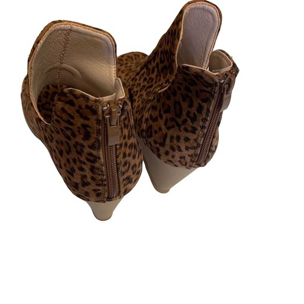 NWOT Jolinell Leopard Print Wedge Sandal Size 8 - image 7