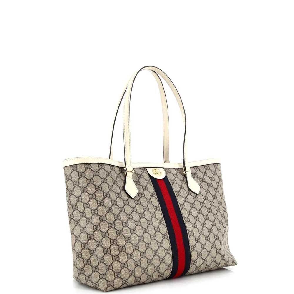 Gucci Ophidia Shopping Tote GG Coated Canvas Medi… - image 2