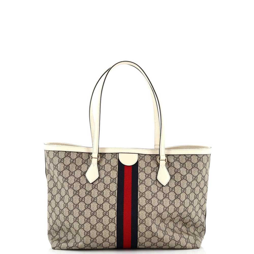 Gucci Ophidia Shopping Tote GG Coated Canvas Medi… - image 3