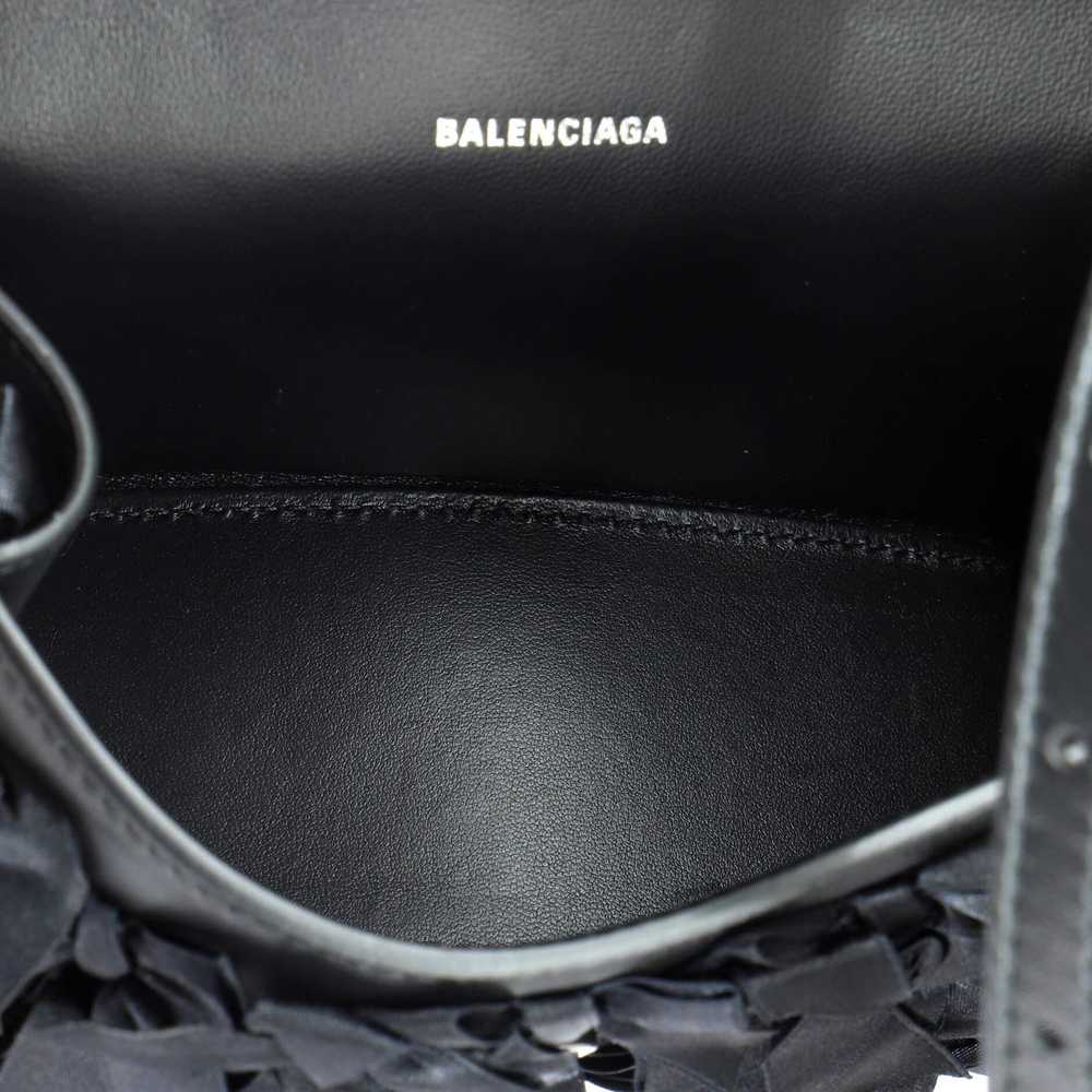 Balenciaga Hourglass Top Handle Bag Satin Ribbon … - image 6