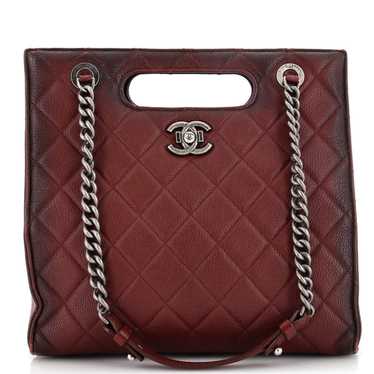 Chanel Perfect Edge Shopping Tote Quilted Goatski… - image 1