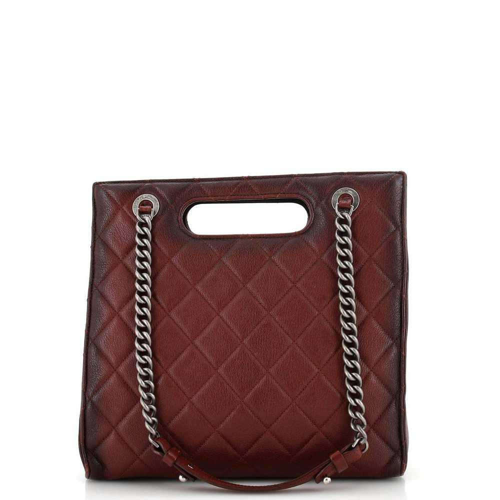 Chanel Perfect Edge Shopping Tote Quilted Goatski… - image 3