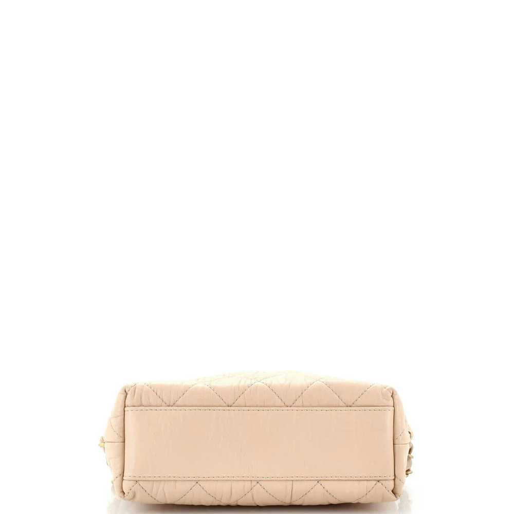 Chanel CC Links Hobo Quilted Crumpled Lambskin Sm… - image 5