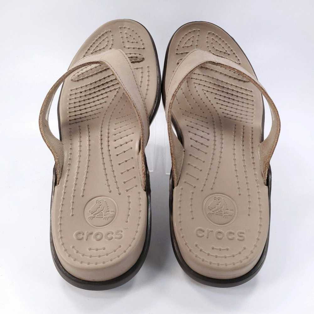 Crocs Crocs Slip On Strap Sandal Womens Size 10 1… - image 4