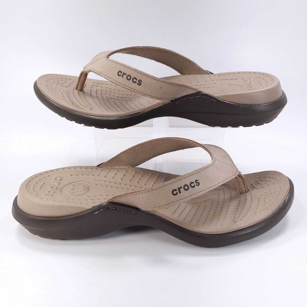 Crocs Crocs Slip On Strap Sandal Womens Size 10 1… - image 6