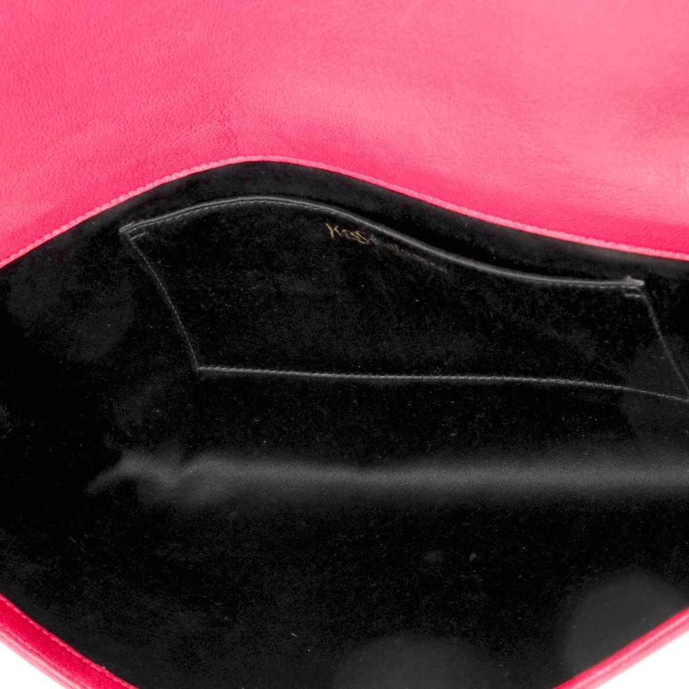 Yves Saint Laurent Belle de Jour Clutch Leather L… - image 5