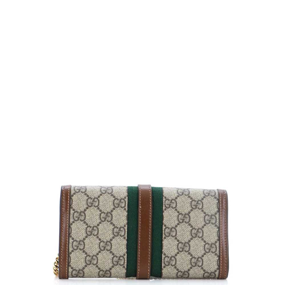 Gucci Jackie 1961 Continental Chain Wallet GG Coa… - image 3