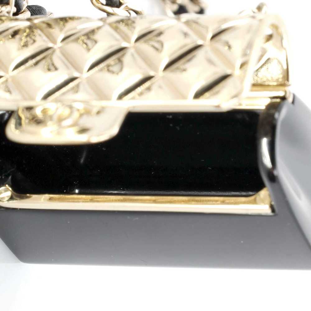 Chanel Flap Bag Chain Pendant Necklace Quilted Me… - image 5