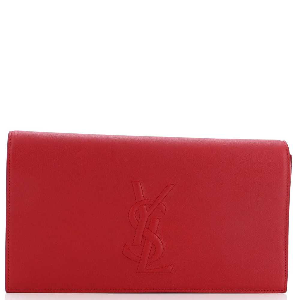 Yves Saint Laurent Belle de Jour Clutch Leather L… - image 1