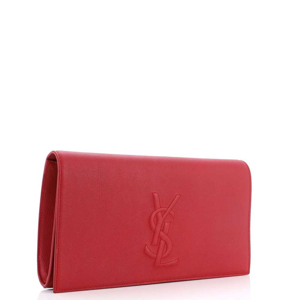 Yves Saint Laurent Belle de Jour Clutch Leather L… - image 2