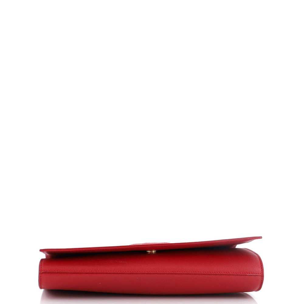 Yves Saint Laurent Belle de Jour Clutch Leather L… - image 4