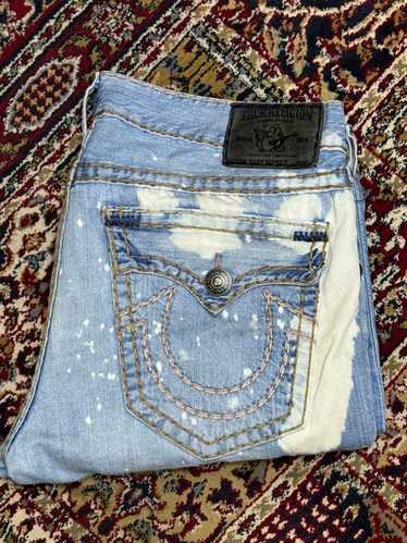 True Religion True Religion Super T Splatter Jeans - image 1