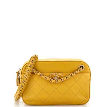 Chanel Chain Infinity Camera Bag Quilted Lambskin… - image 1