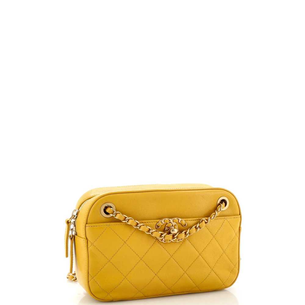 Chanel Chain Infinity Camera Bag Quilted Lambskin… - image 3