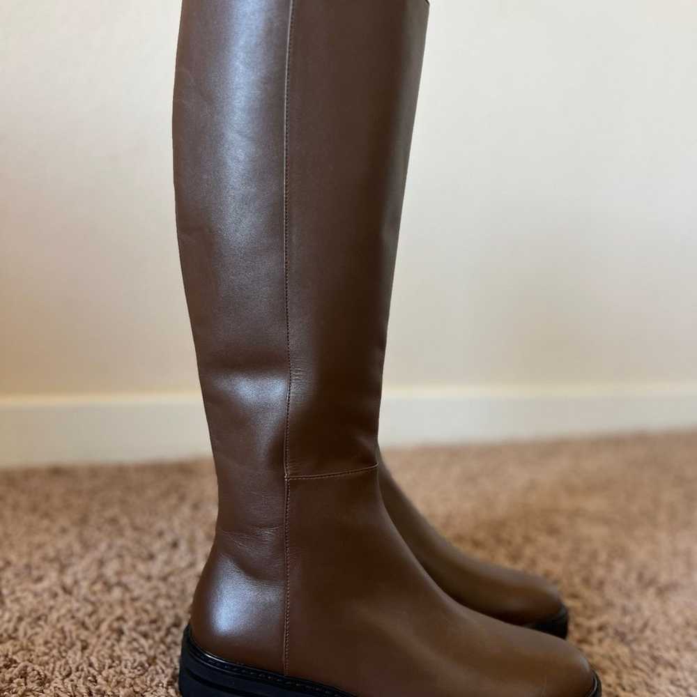 NEW STUART WEITZMAN Donna To-The-Knee Zip Boot Sz… - image 2