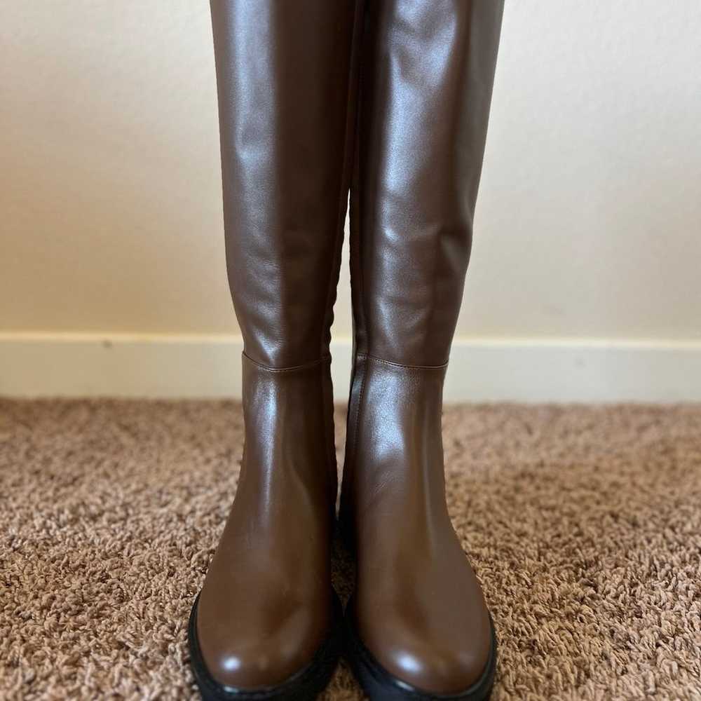 NEW STUART WEITZMAN Donna To-The-Knee Zip Boot Sz… - image 3